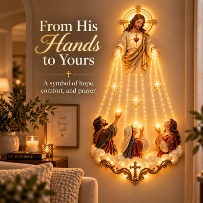 ✝️✨Light of Hope™ Sacred Heart Jesus Wall Light