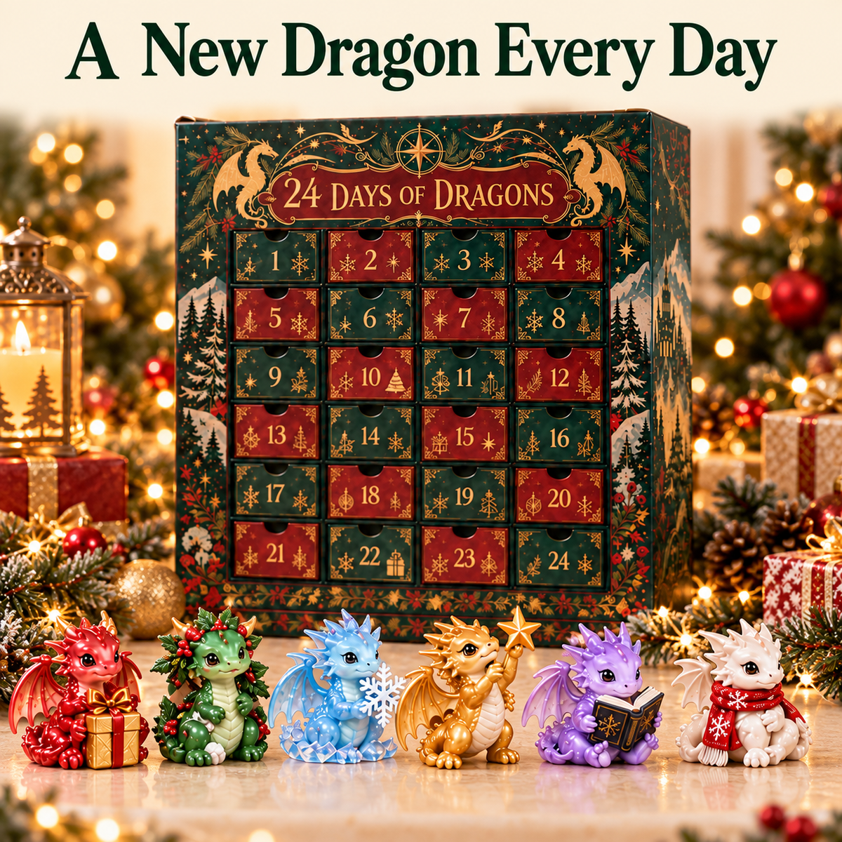 🐲✨24 Days of Dragons Advent Calendar – A New Little Dragon Every Day