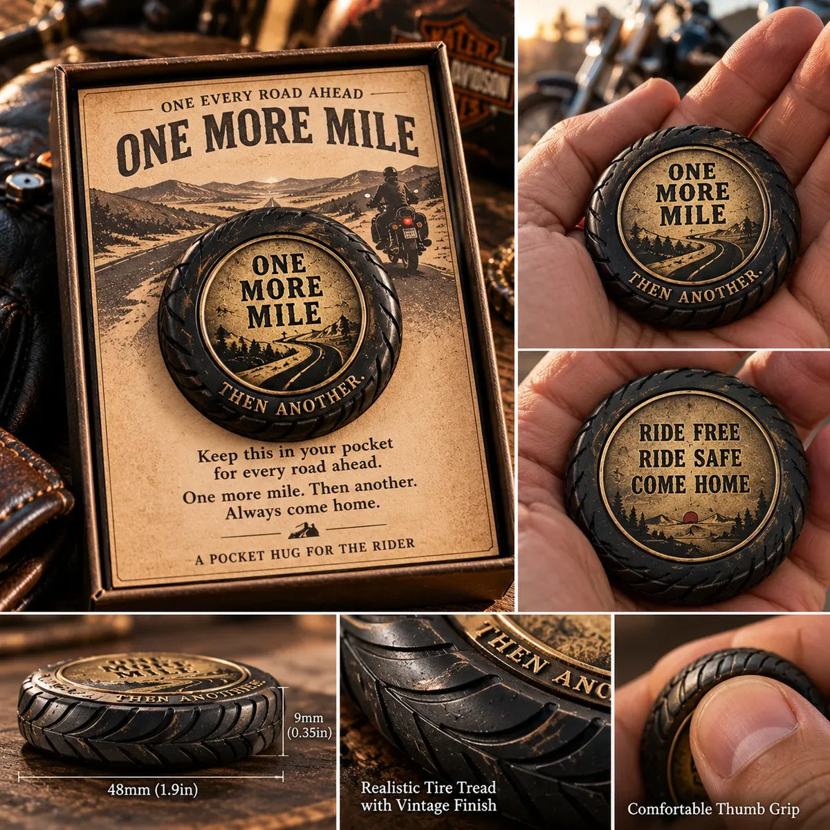 ⏰LAST DAY 50% OFF 🏍️💕 One More Mile™ Pocket Hug for Riders