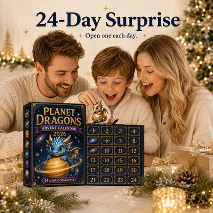 🌌Space‑Theme Dragon Advent Calendar Set | Surprise Blind Box For Christmas Countdown & Holiday Gifting