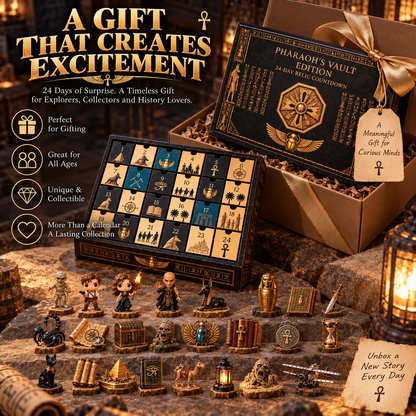 🏺 24-Day Ancient Egypt Relic Countdown Calendar – Collector Editions