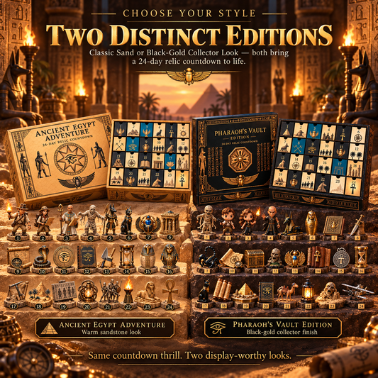 🔥Collector Editions-🏺 24-Day Ancient Egypt Relic Countdown Calendar