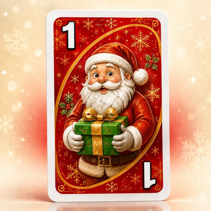 -🃏UNO Christmas Edition🎄 Holiday Family Card Game with 112 Festive Cards