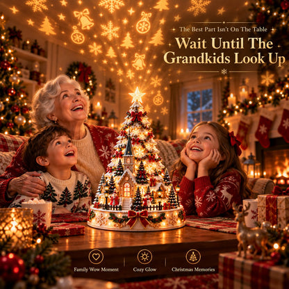 🔥HOT SALE🔥🏆 60,000+ Sold - 🎄MerryRealm™ Christmas Village Lightscape Tree
