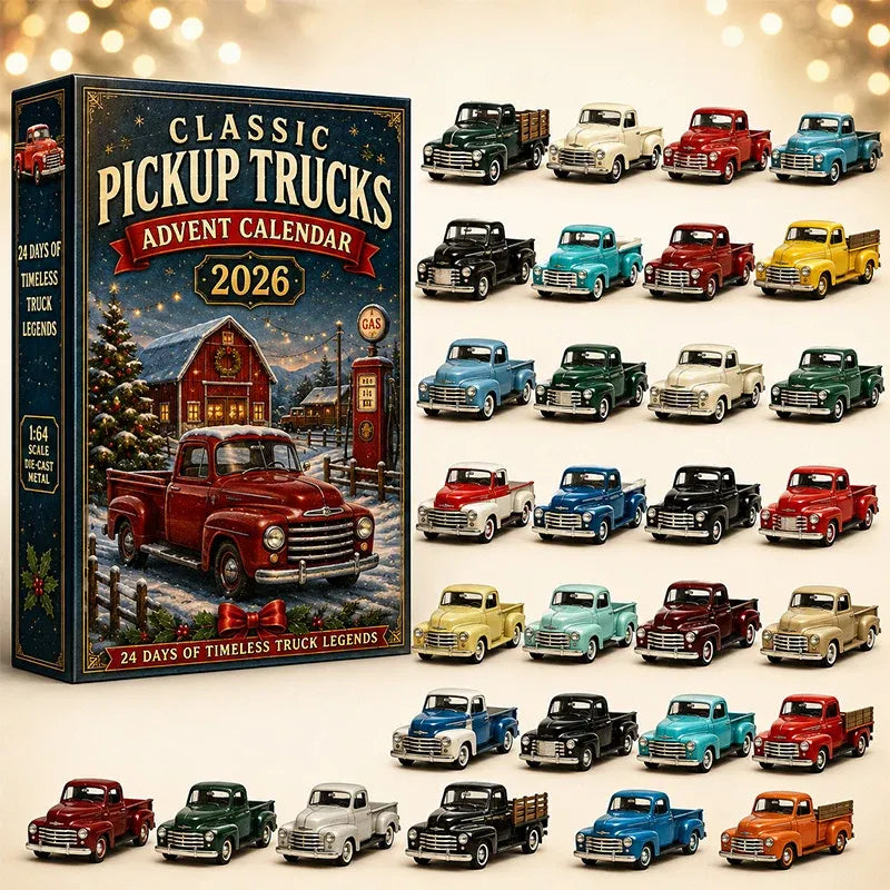 🔥😍 Calendrier de l’Avent Véhicules 2026 – 24 Miniatures 🚜🎄