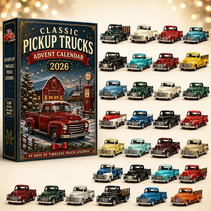 🔥😍 Calendrier de l’Avent Véhicules 2026 – 24 Miniatures 🚜🎄