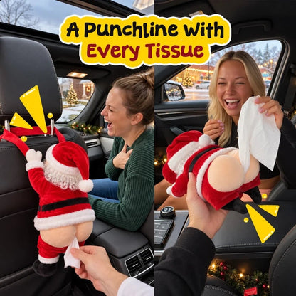 🎅 Cheeky Santa Tissue Box – A Little Christmas Mischief!