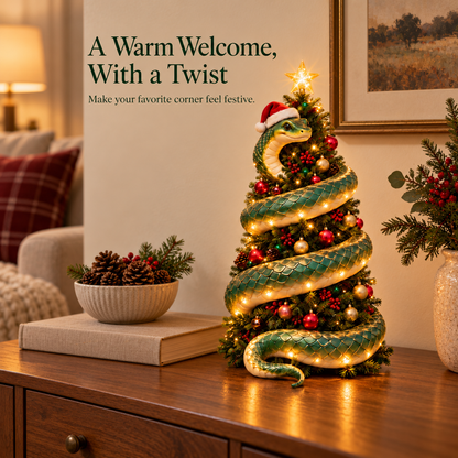 🎄🐍 Merry Coil™ – Lighted Snake Christmas Tree Decor