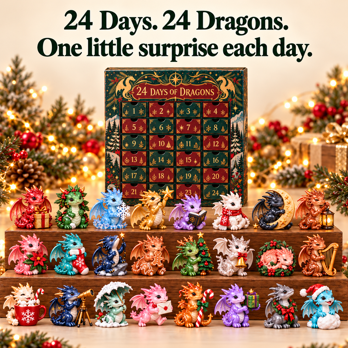 🐲✨24 Days of Dragons Advent Calendar – A New Little Dragon Every Day