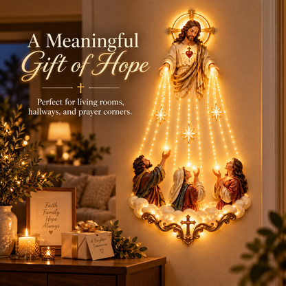 ✝️✨Light of Hope™ Sacred Heart Jesus Wall Light