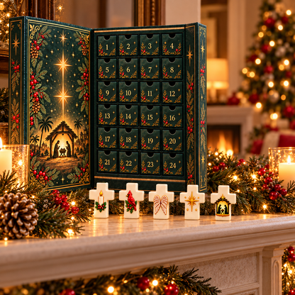 ✨✝️24 Days of Christmas Faith – Mini Cross Advent Calendar