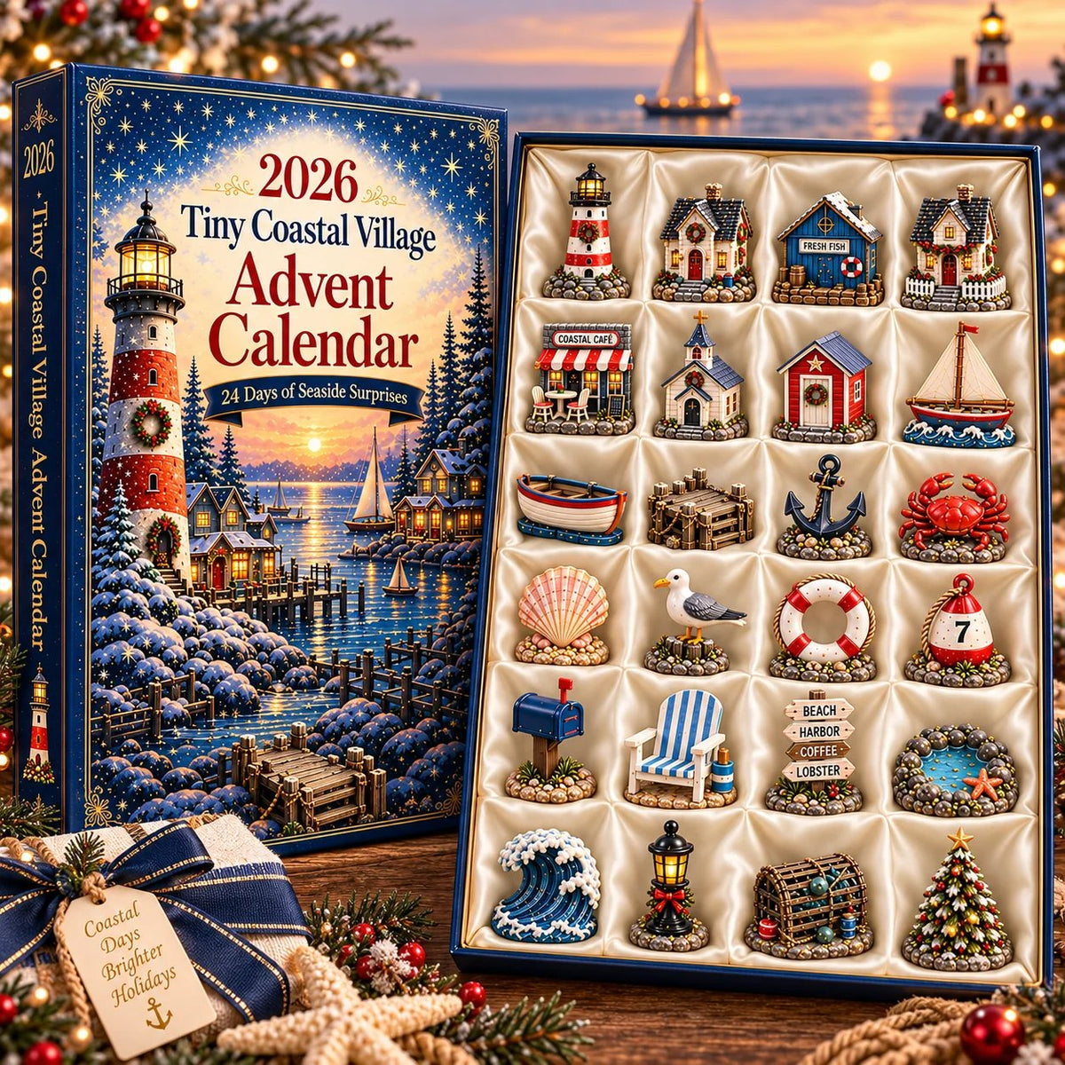 🌅Tiny Coastal Village Advent Calendar 2026