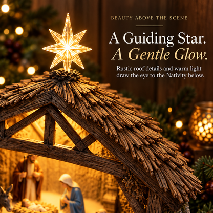 ✨ Bethlehem Glow – Lighted Nativity Mist Diffuser