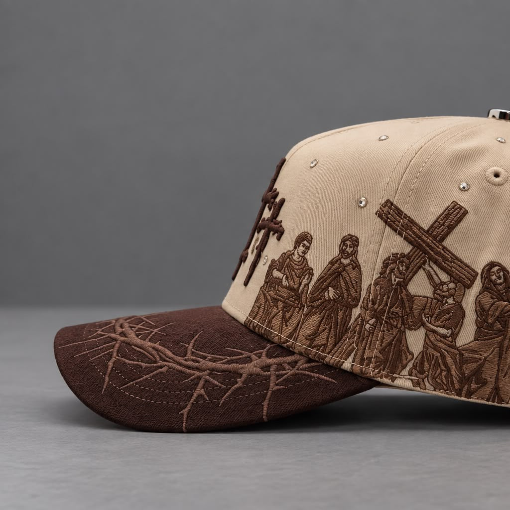 ✝️Viacrucis Brown Faith-Inspired Cap