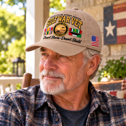 🏆Last Day Promo: 50% OFF! 🏜️Gulf War Veteran Tribute Cap🏆Honor Their Sacrifice