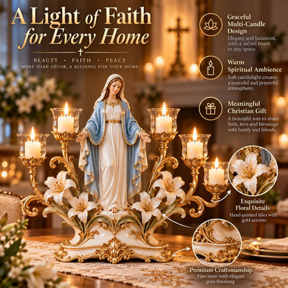🕯️ Light of His Presence — Sacred Christian Candleholder ✝️