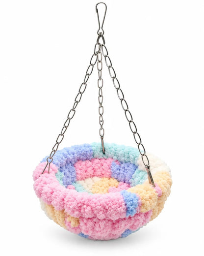 🧶Cozy Bird Hammock – Soft Hanging Cage Bed ✨