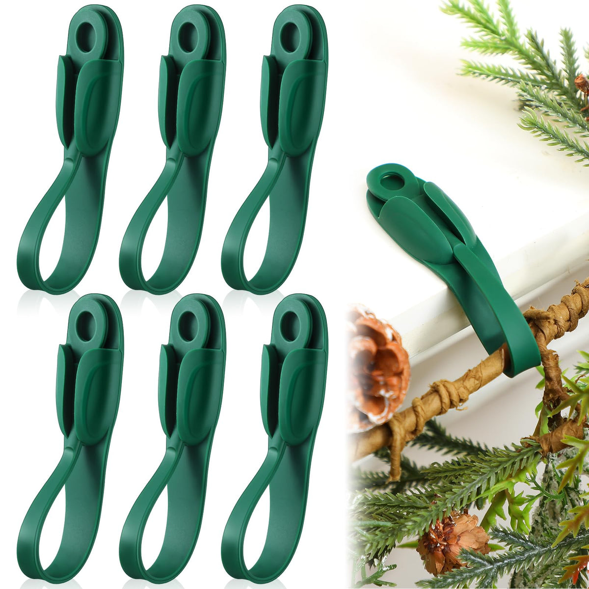Christmas Garland Hanger Mantle Garland No Drill Hooks
