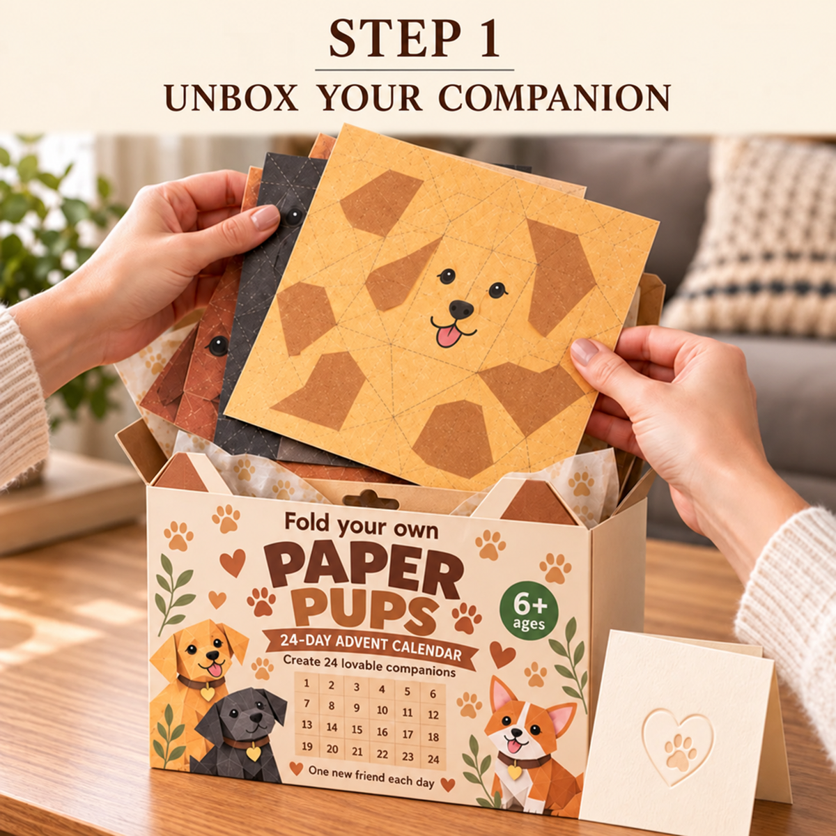🎃3D DIY Dog Paper-💕Step-by-Step Guide Included
