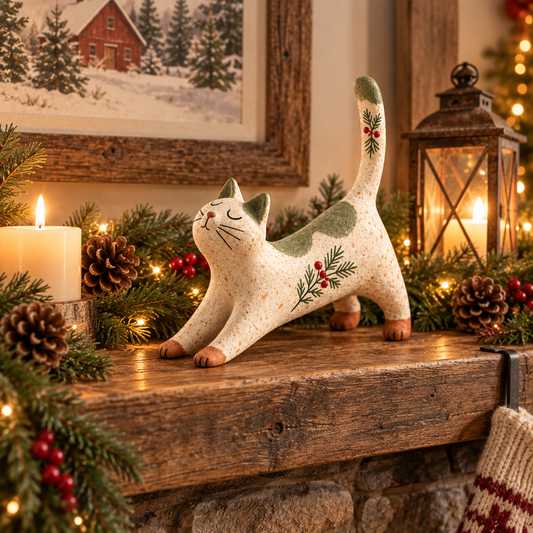 🔥😍Cozy Woodland Christmas Figurines
