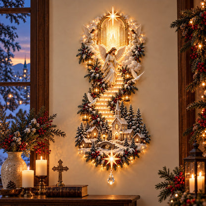 ✝️Jesus Light of Heaven Christmas Wall Hanging(❤Same as the video)