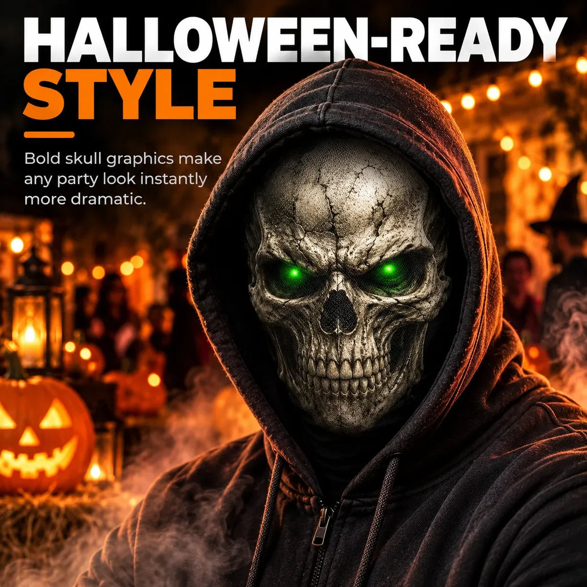 🔥 Halloween Sale: 49% OFF –🎃 Custom Faux 3D Halloween Balaclava | Breathable Stretch Full-Face Mask for Parties & Cosplay 👻