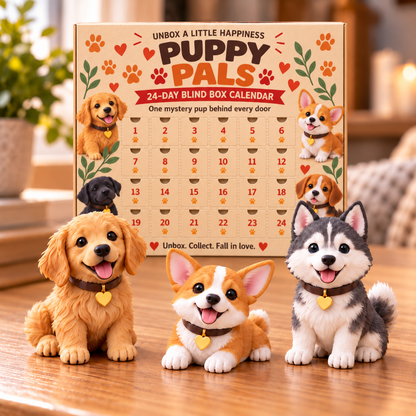 🐶 Puppy Pals™ – 24-Day Dog Advent Calendar 🎄
