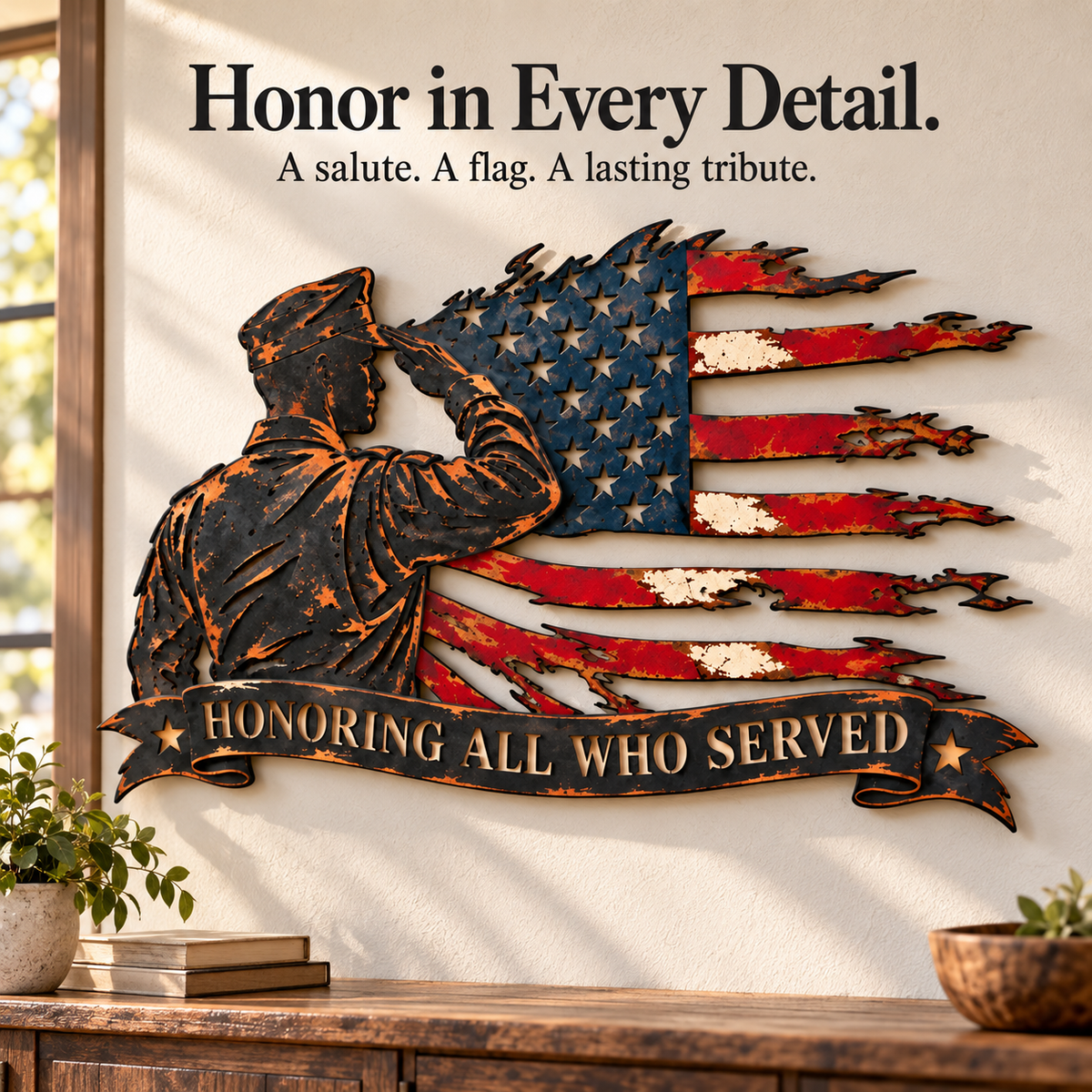 🇺🇸 Honor & Heritage – Patriotic Metal Wall Art Collection