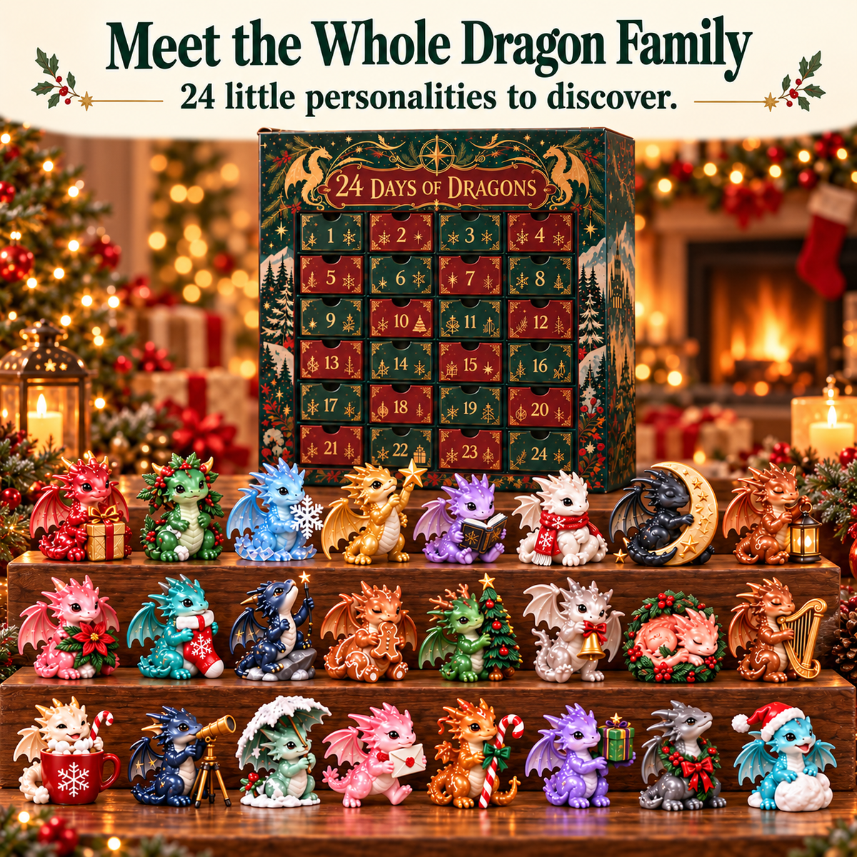 🐲✨24 Days of Dragons Advent Calendar – A New Little Dragon Every Day