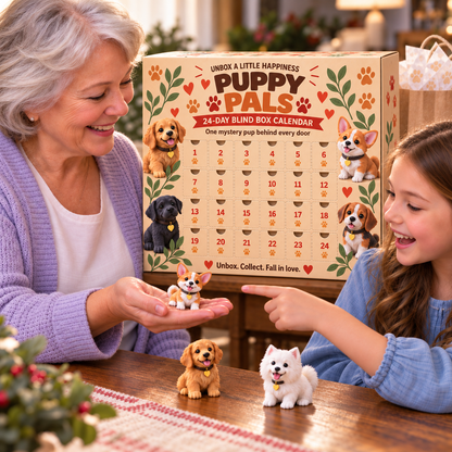 🐶 Puppy Pals™ – 24-Day Dog Advent Calendar 🎄
