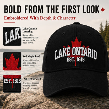 ❤️Lago Ontario para Siempre – Gorra bordada Heritage Nestmiro® 2027🍁