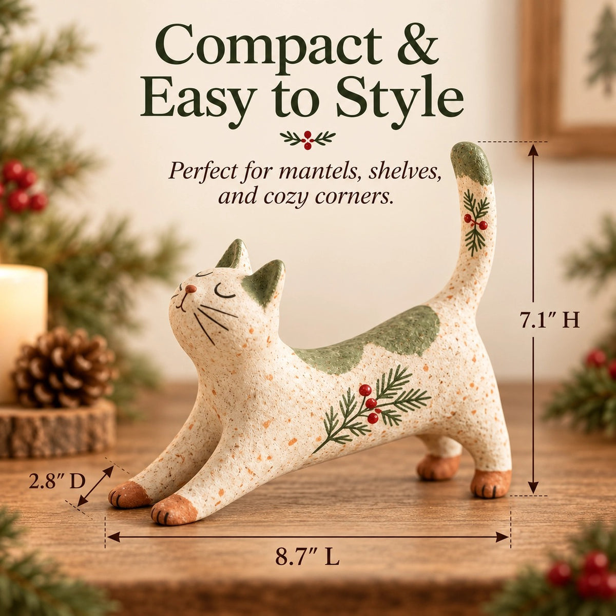 🔥😍Cozy Woodland Christmas Figurines