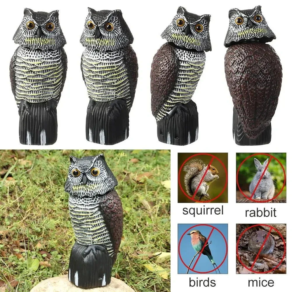 ⭐2026 USA Sale: Up to 50% OFF -Rotating Head Owl Garden Decoy