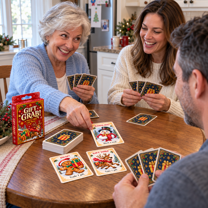 🎄GIFT GRAB! Christmas Party Card Game – 🎁A Merry Little Gift Heist