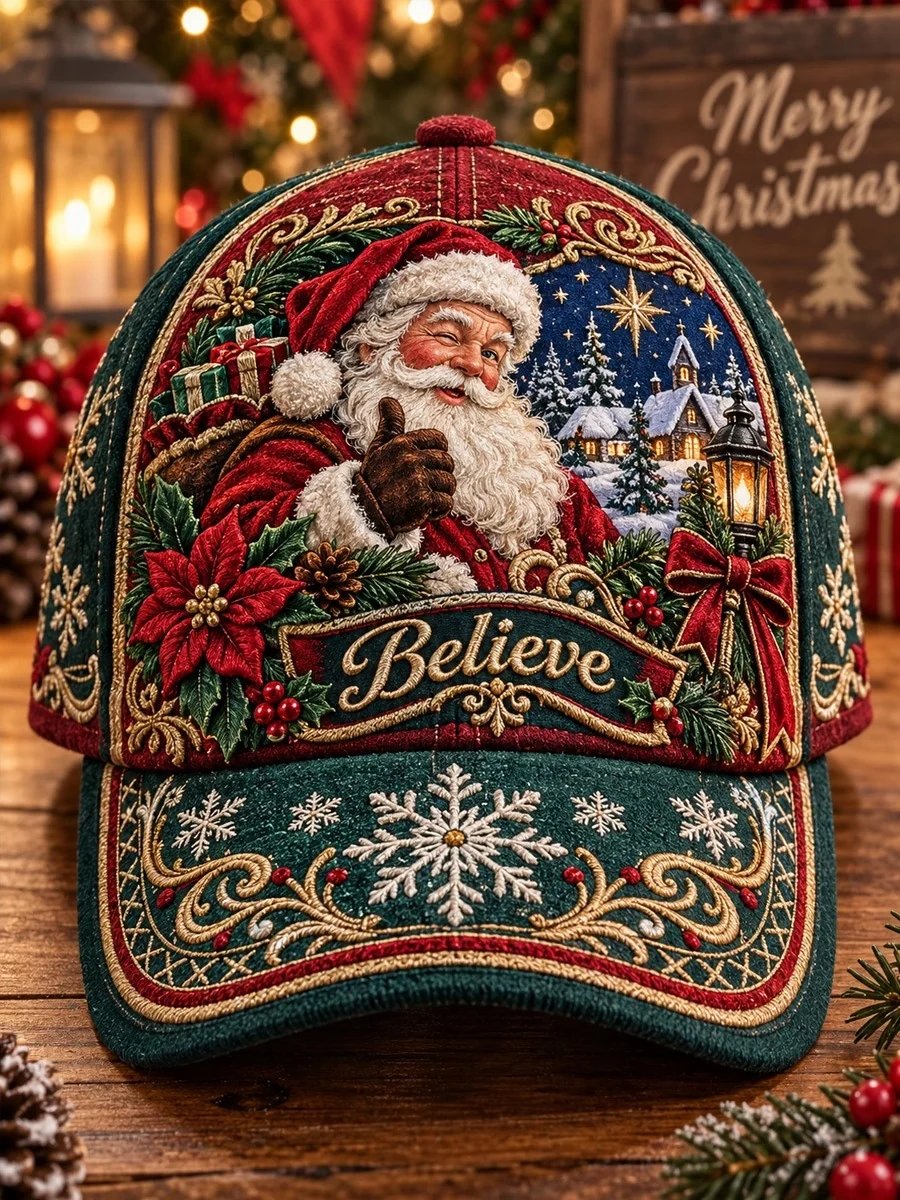 🧢Christmas Premium Vintage Baseball Cap | Bold Graphic Design, Adjustable Fit & Everyday Comfort