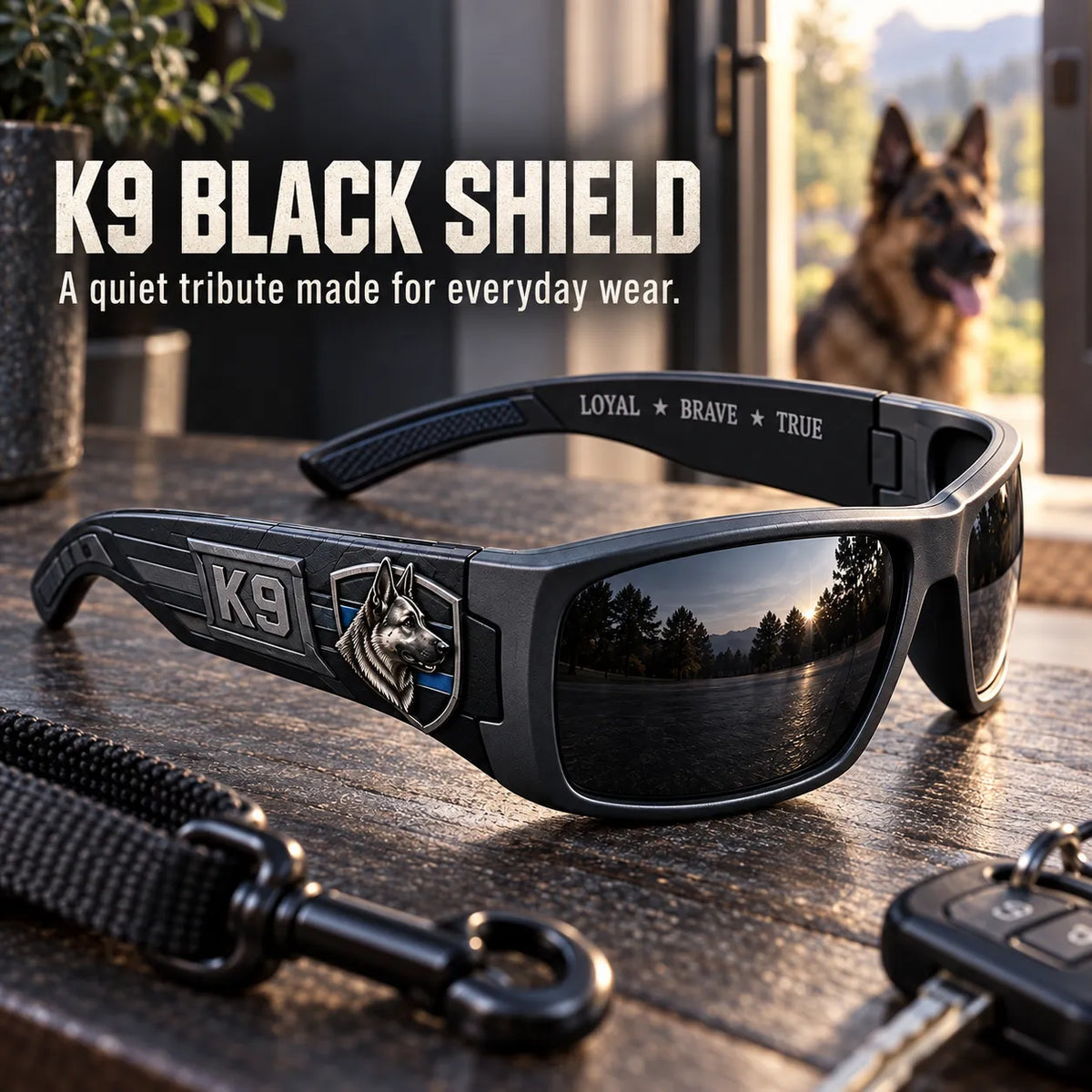 🔥😍K9 Tactical Sunglasses | Rugged Working-Dog Design🐕‍🦺