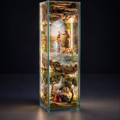 ✝️The Story of Jesus in Six Scenes™ Illuminated Cross Wall Décor(❤same as the video)