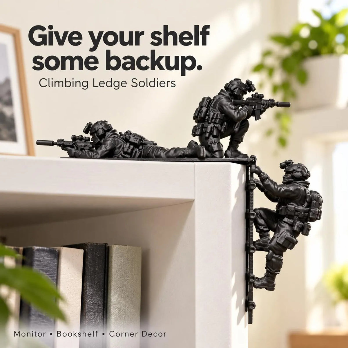 🪖Special Ops Desk Squad – Climbing Military Figurines