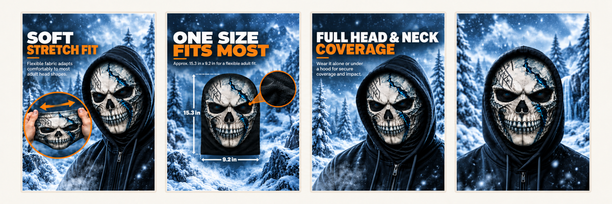 ⚔ Viking Skull Full-Face Mask – Unleash Your Inner Norse Warrior