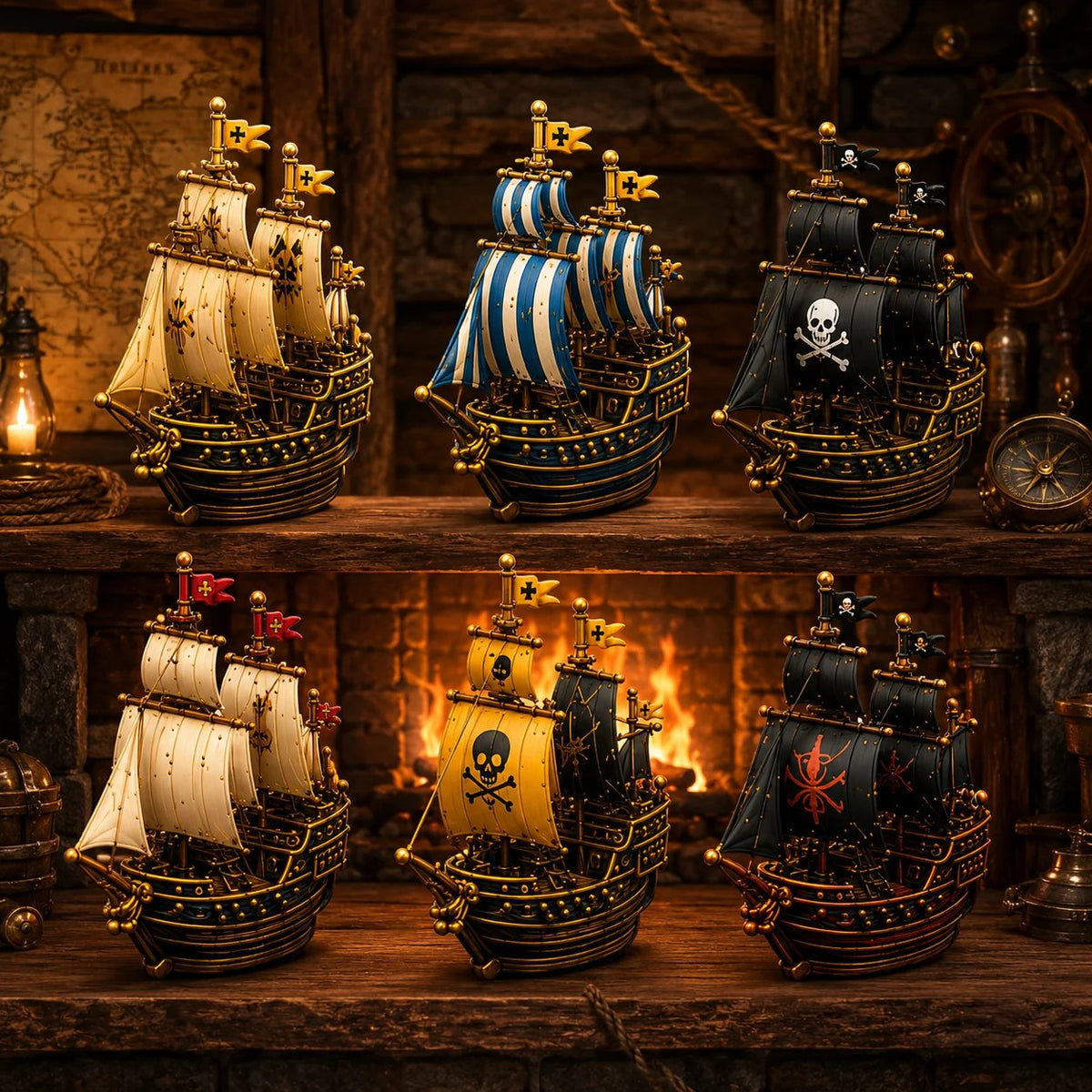 ⚓Pirate Ship Legends Advent Calendar 2026 –  Collector-Grade Miniature Ships