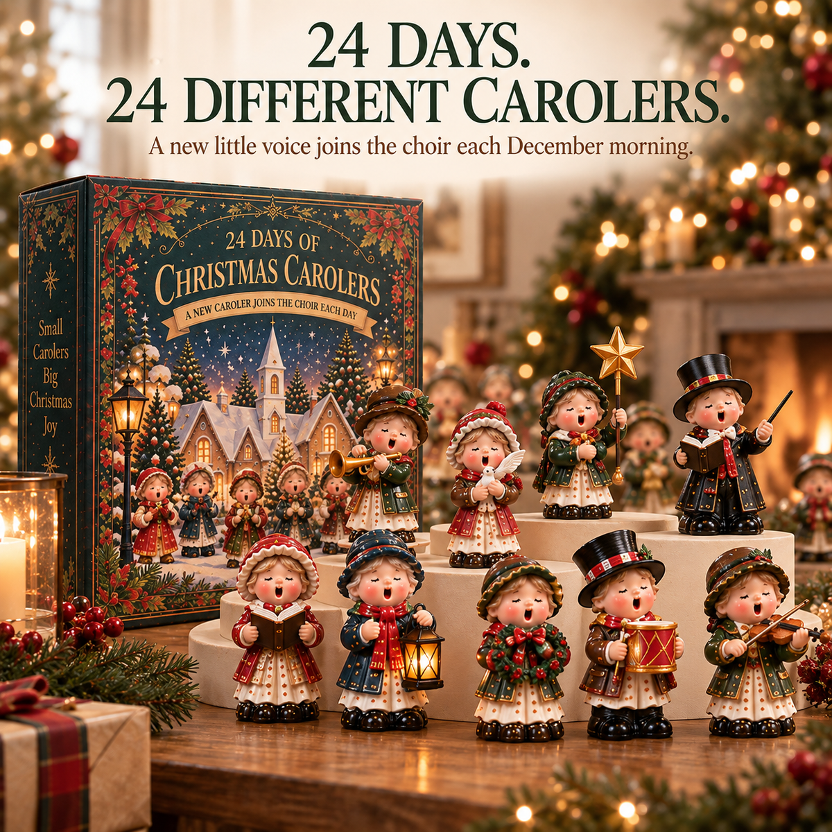 24 Days of Christmas Carolers Advent Calendar
