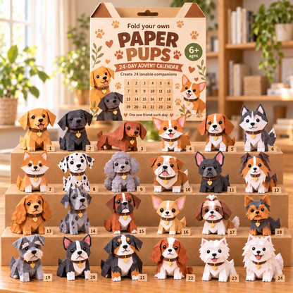 🎃3D DIY Dog Paper-💕Step-by-Step Guide Included