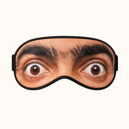 😂Funny Open-Eye Sleep Mask- Hilarious Gag Gift for Naps & Travel