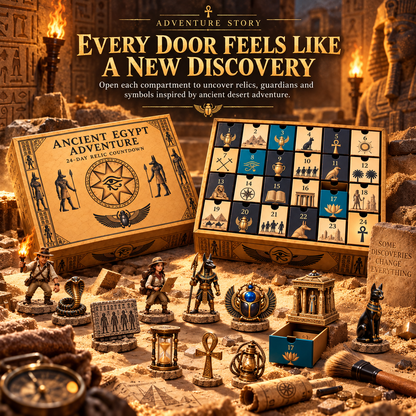 🏺 24-Day Ancient Egypt Relic Countdown Calendar – Collector Editions