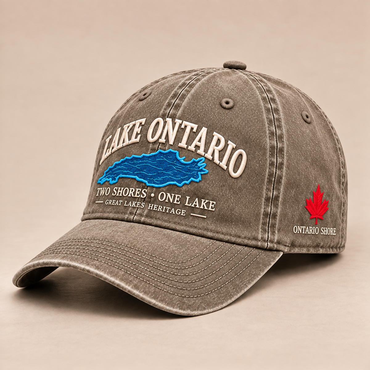 💙Lake Ontario Heritage Cap – Two Shores, One Lake