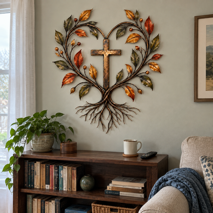 ✝️🌳Faith & Roots Tree of Life Cross Wall Decor