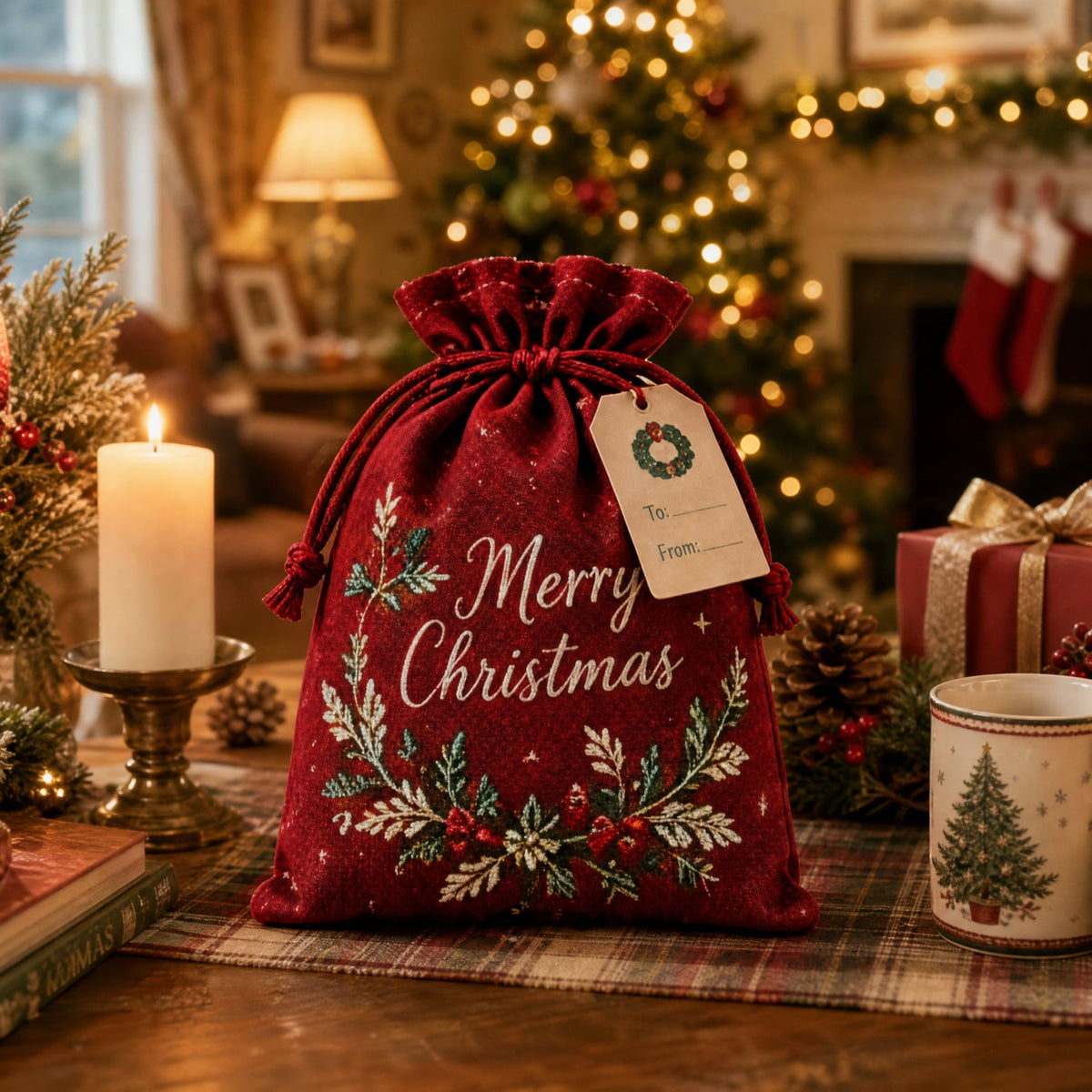 ✨6 Pcs Christmas Gift Sacks-🎁Best Gift For Your Family & Friends!
