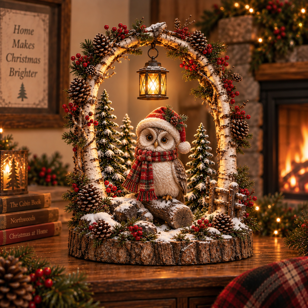 🐂🎄Christmas Woodland Glow™ – Lighted Winter Lantern Collection
