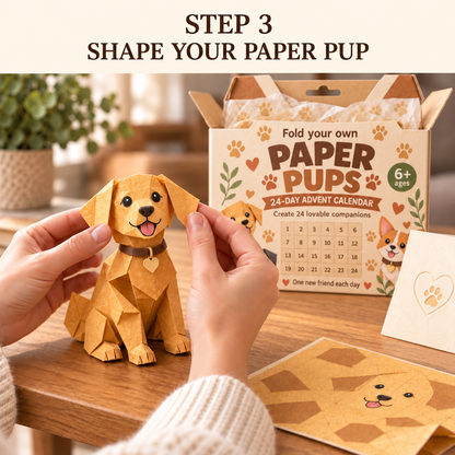 🎃3D DIY Dog Paper-💕Step-by-Step Guide Included
