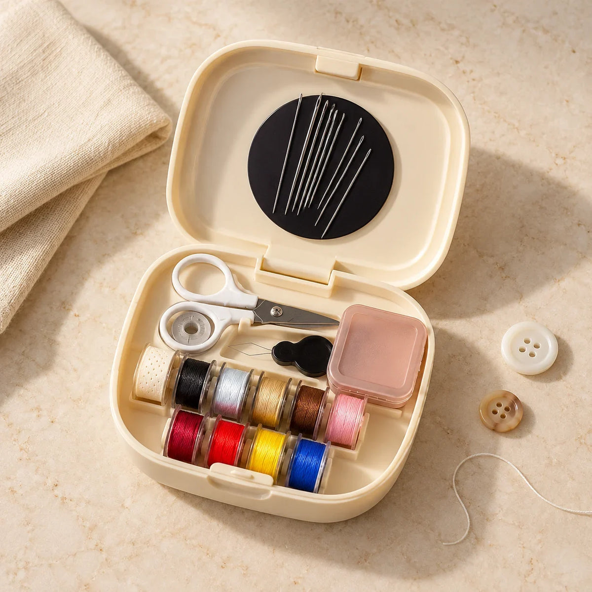 🧵✨ Portable Magnetic Sewing Kit – Quick Clothing Repairs Anytime, Anywhere!